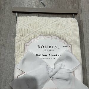 Bonbini Cream Cotton Blanket